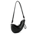 LIVIA – Sheepskin Croissant Crossbody Bag
