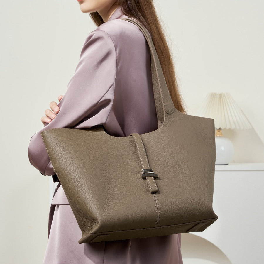 ELVIA – Genuine Leather Shoulder Bag