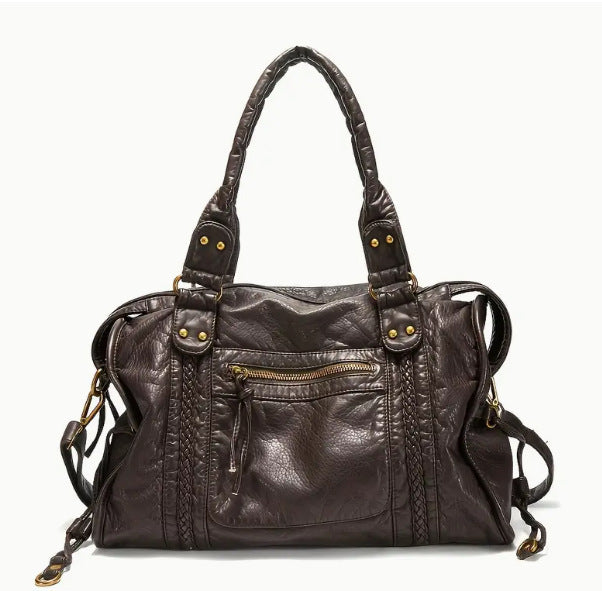 LIVIA – Retro Motorcycle Messenger Bag