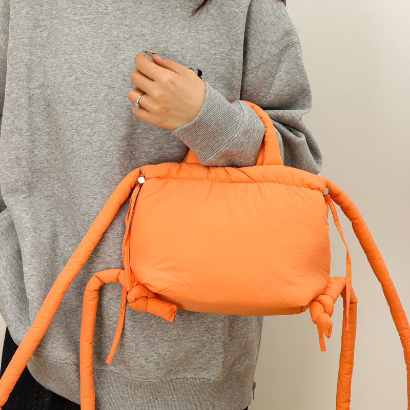 LIVIA – Quilted Crossbody Bucket Bag