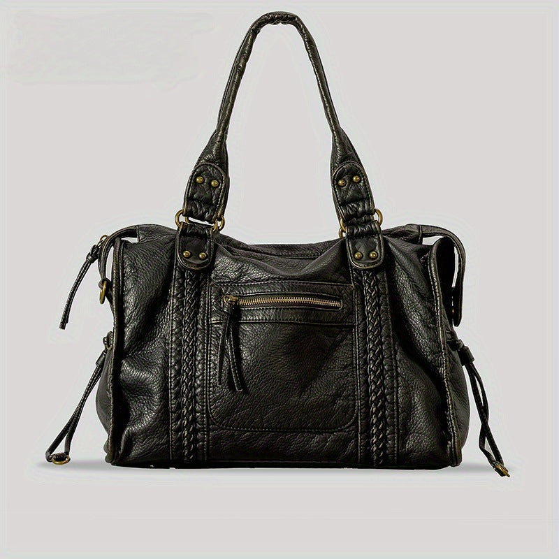 LIVIA – Retro Motorcycle Messenger Bag