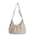 LIVIA – Plaid Drawstring Shoulder Bag